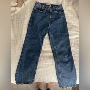 Abercrombie & Fitch The Ankle Straight Ultra High Rise